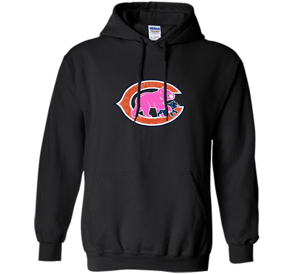 Chicago breast cancer awareness month mama bears Hoodie