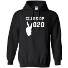 Class of 2020 peace sign school graduation Hoodie