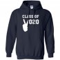Class of 2020 peace sign school graduation Hoodie