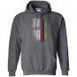 Colombian american flag half colombian half american Hoodie