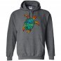 Cosmic watercolor sea turtle Hoodie