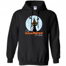 Crazy halloween cat lady funny cat in moon Hoodie