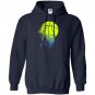 Disintegrating basketball graphic medium Hoodie