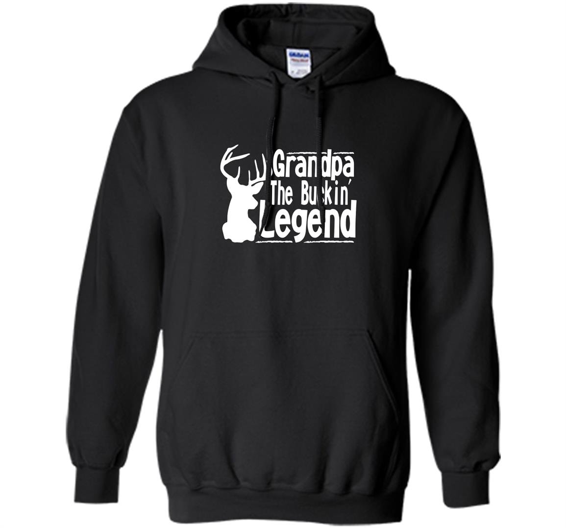 Grandpa the buckin legend deer hunter funny hunting Hoodie