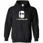 I love marshmallows cool cartoon sunglasses Hoodie