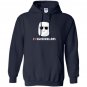 I love marshmallows cool cartoon sunglasses Hoodie