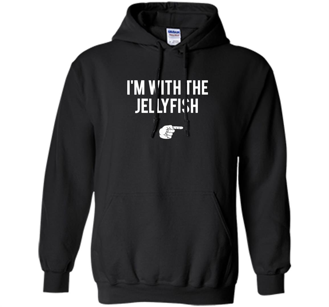 Im with jellyfish halloween costume funny couples Hoodie