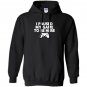 I paused my game to be here funny video game Hoodie