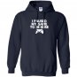 I paused my game to be here funny video game Hoodie