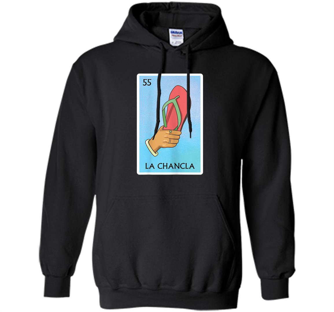 La chancla funny mexico loteria card Hoodie