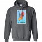 La chancla funny mexico loteria card Hoodie