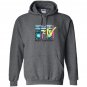 Logo retro teal boombox Hoodie