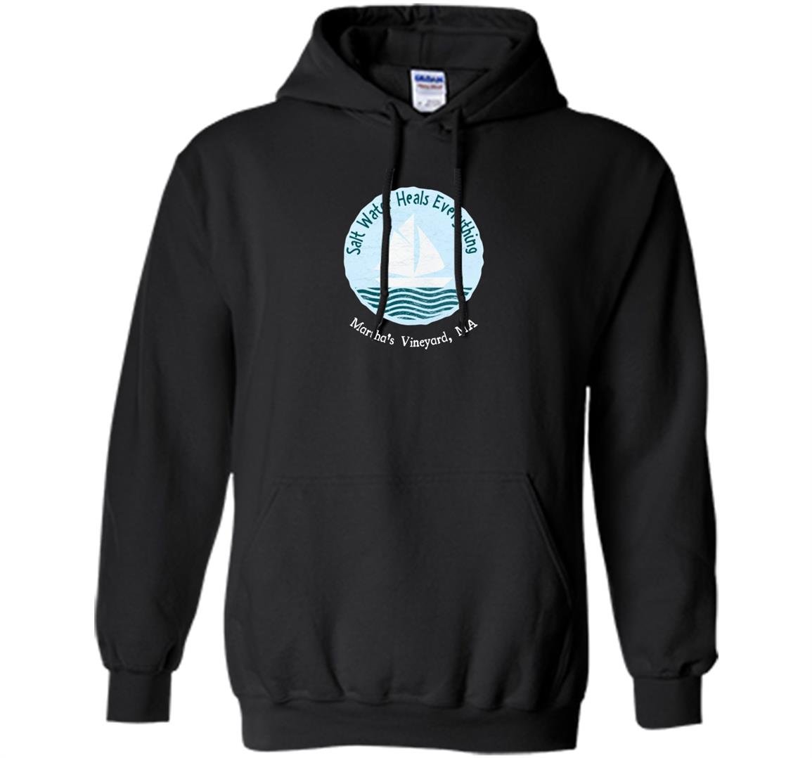 Marthas vineyard ma salt water heals everything Hoodie