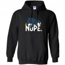 Nope relaxed not today funny lazy penguin nope Hoodie
