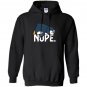 Nope relaxed not today funny lazy penguin nope Hoodie