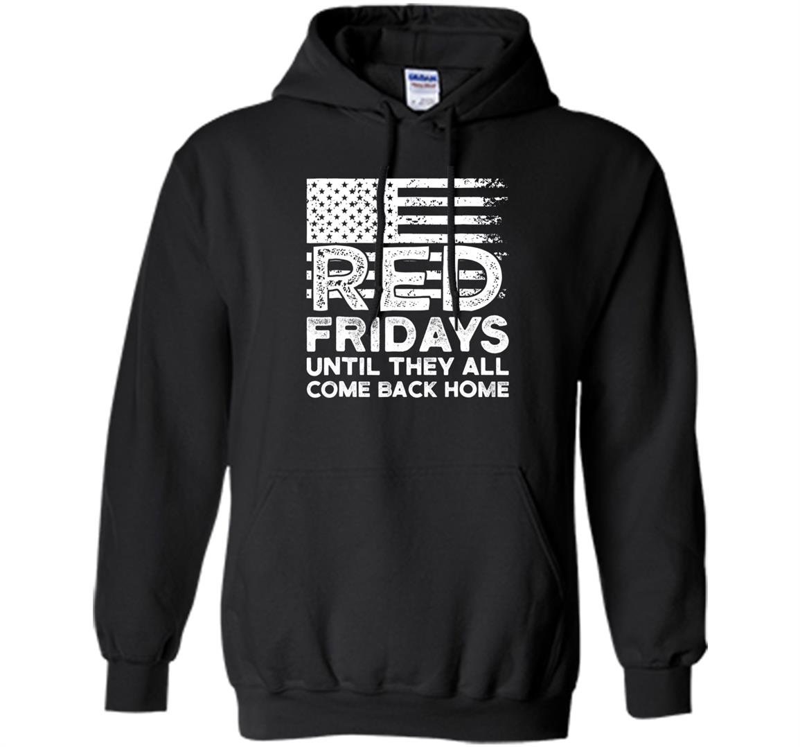 On friday we wear red support our troops Hoodie