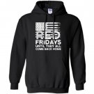 On friday we wear red support our troops Hoodie