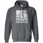 On friday we wear red support our troops Hoodie