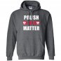 Polish lives matter with flag ornaments Hoodie