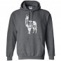 Prob llama llamas costume heather Hoodie
