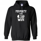 Property of my hot funny valentines day Hoodie
