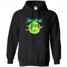 Rick morty portal glow lightning logo Hoodie