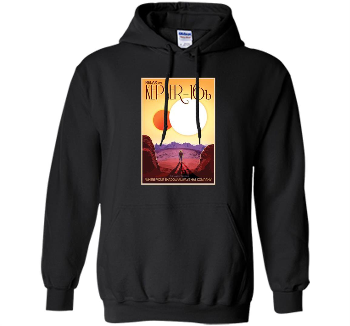 Sci fi space tourism kepler 16b exoplanet Hoodie