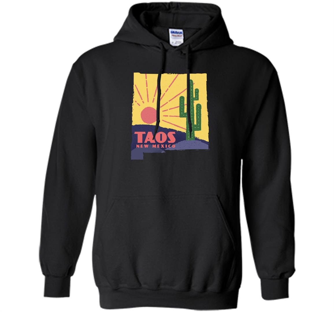 Taos nm new mexico classic retro vintage graphic Hoodie