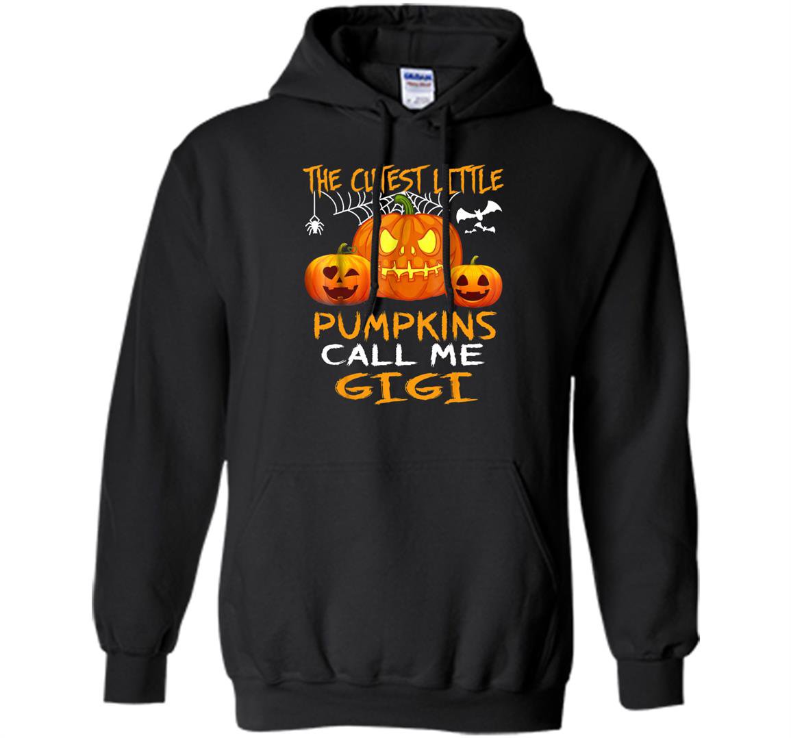 The cutest little pumpkins call me gigi halloween Hoodie