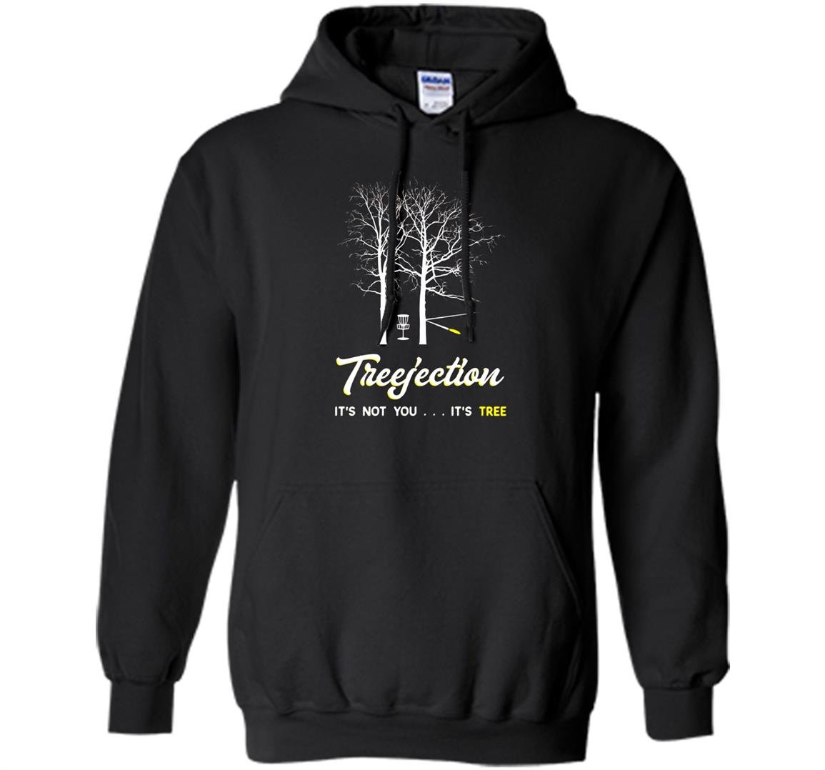 Treejection funny disc golf Hoodie
