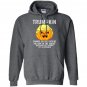 Trumpkin orange on the outside hollow on the inside Hoodie