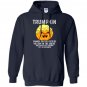 Trumpkin orange on the outside hollow on the inside Hoodie