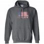 Usa flag rugby american rugby gifts Hoodie