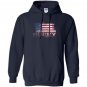 Usa flag rugby american rugby gifts Hoodie