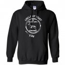 Vintage effect circle heather Hoodie