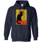 Vintage tournee du chat noir cat halloween Hoodie