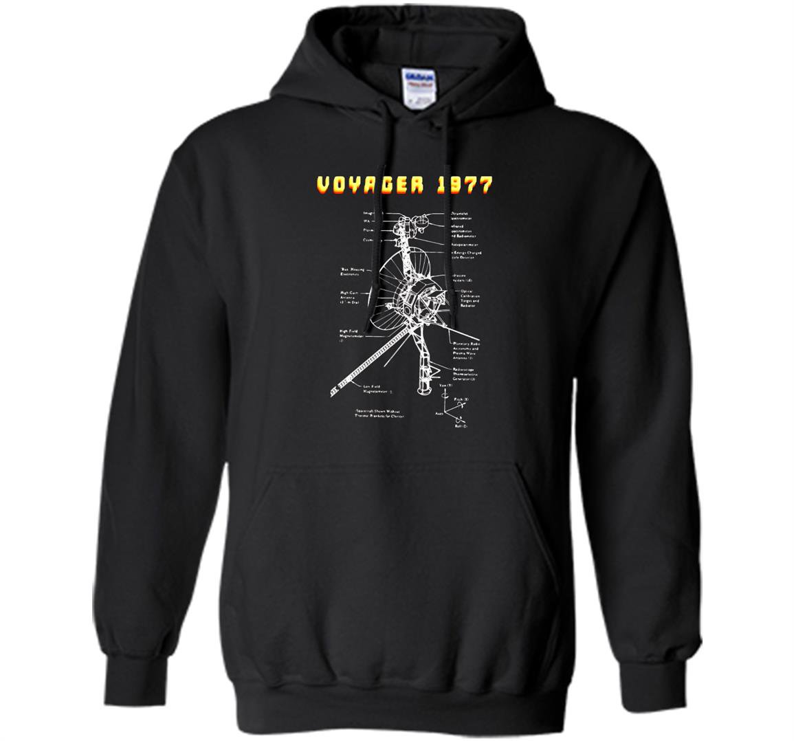 Voyager space probe nasa 1977 mission Hoodie