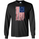 4th of july betsy ross 13 colonies american flag Long Sleeve