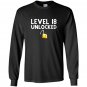 18th birthday gift funny gamer level 18 unlocked Long Sleeve