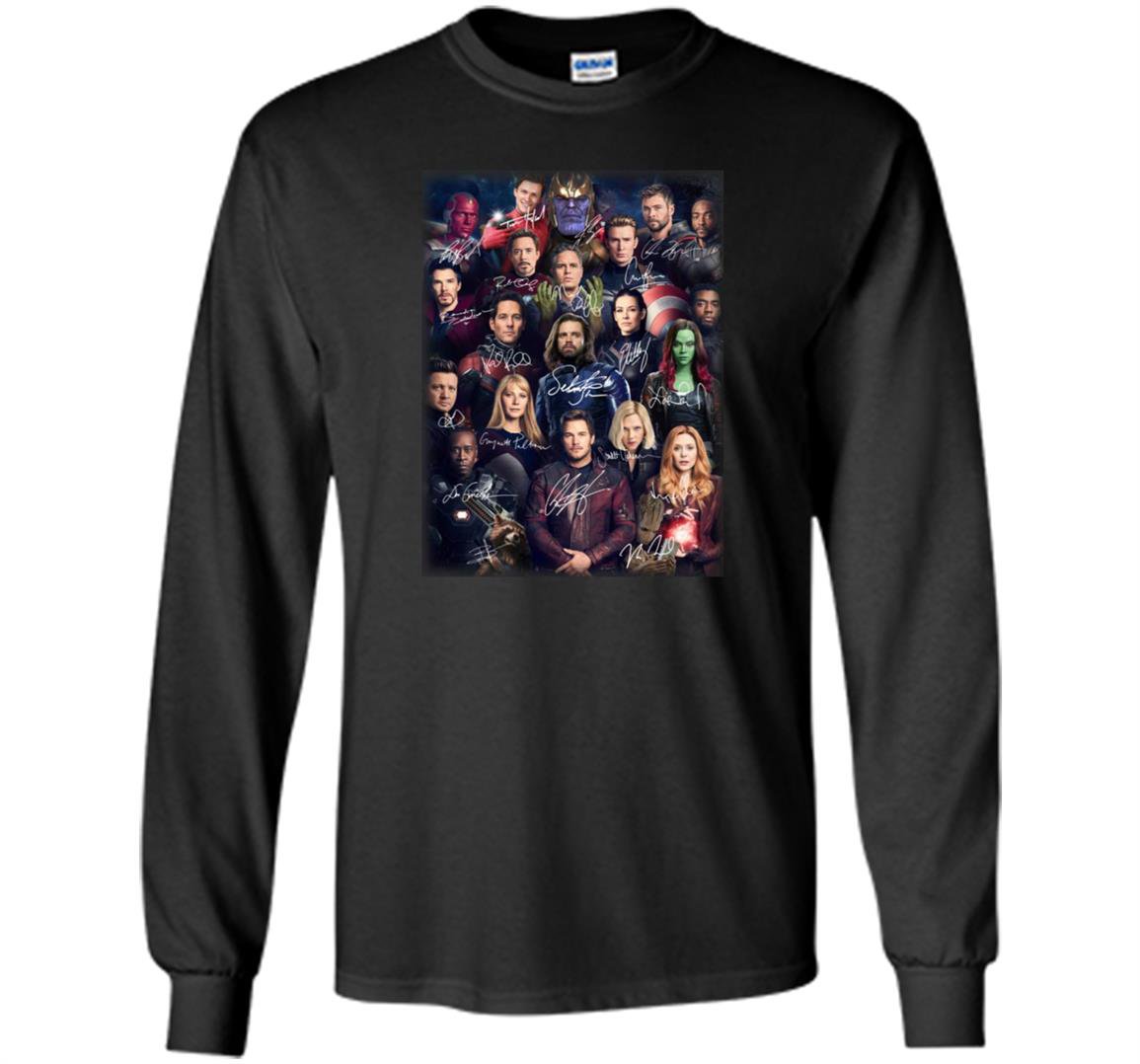 Avengers all characters signature Long Sleeve