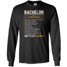 Bachelor party checklist funny bachelor party Long Sleeve