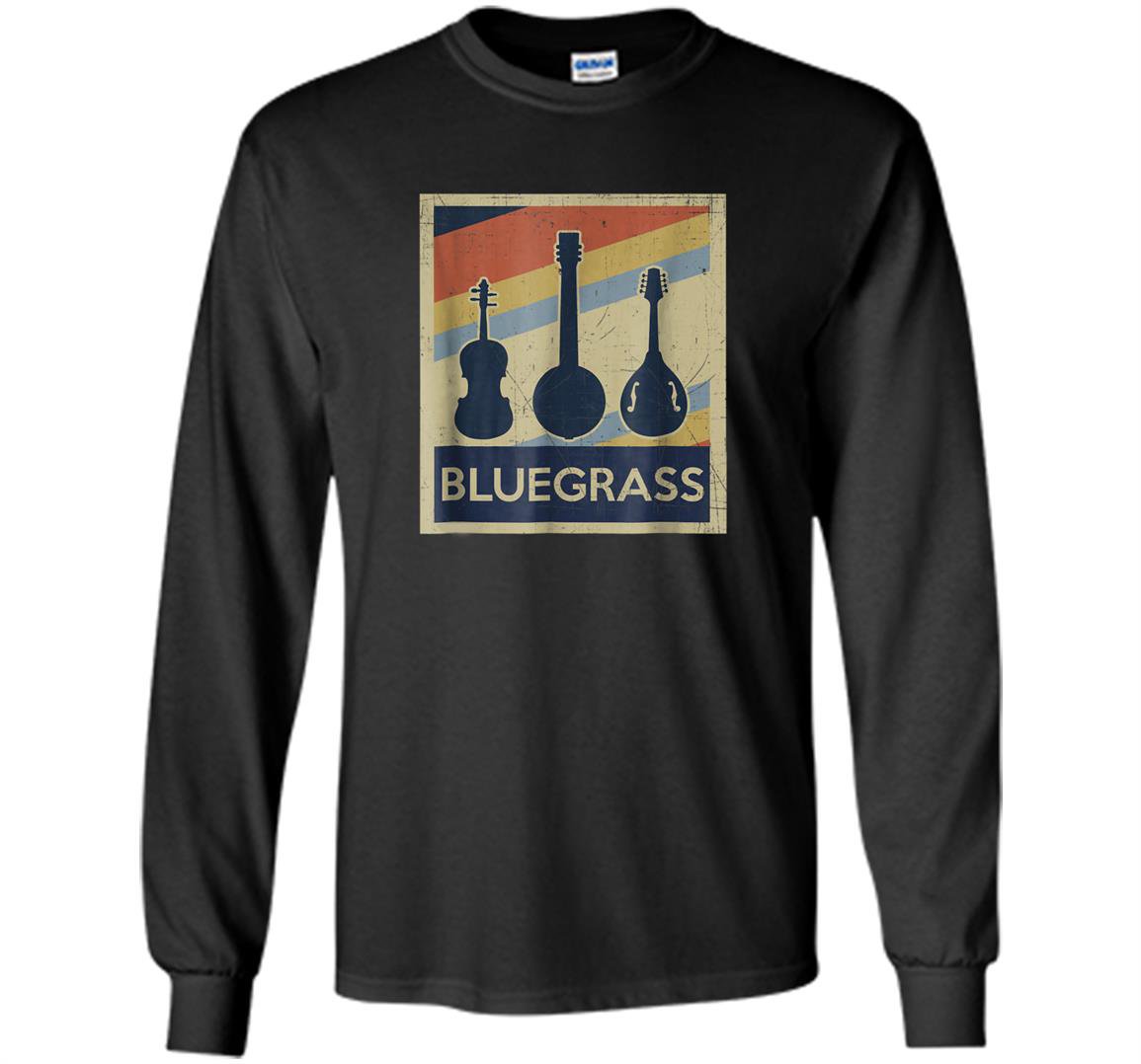 Grass vintage music instruments retro Long Sleeve