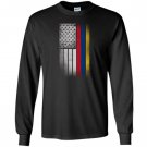 Colombian american flag half colombian half american Long Sleeve