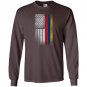 Colombian american flag half colombian half american Long Sleeve