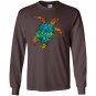 Cosmic watercolor sea turtle Long Sleeve