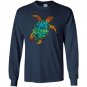Cosmic watercolor sea turtle Long Sleeve
