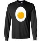 Deviled egg costume add devil horns and tail halloween Long Sleeve
