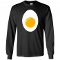 Deviled egg costume add devil horns and tail halloween Long Sleeve