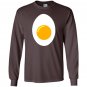 Deviled egg costume add devil horns and tail halloween Long Sleeve