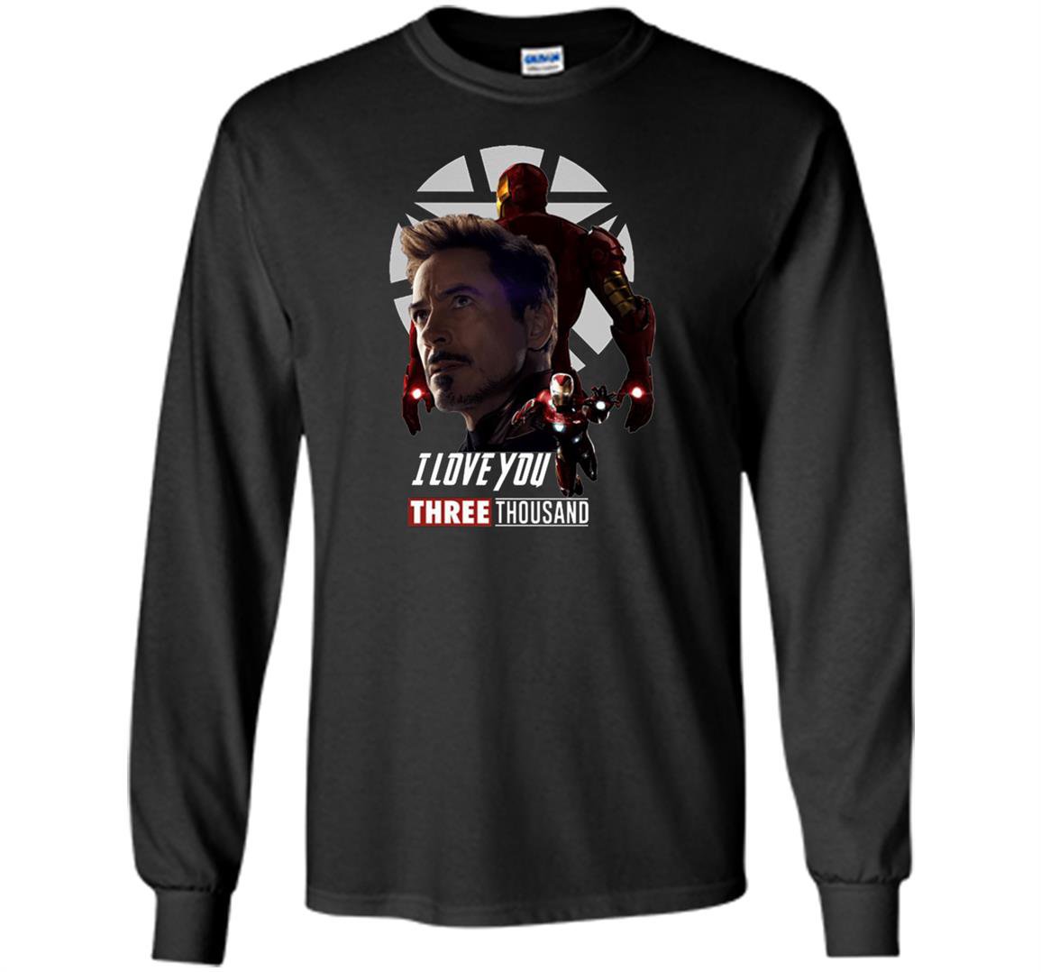 Endgame ironman tony stark i love you 3000 Long Sleeve